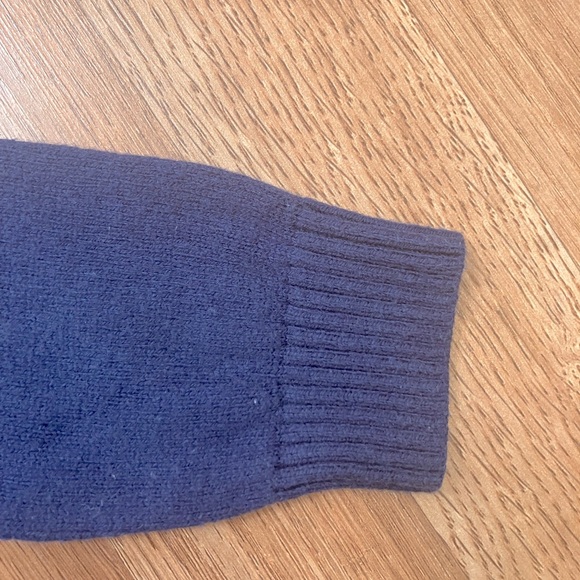 Janie and Jack toddler boy 3T/3Y sweater cute sweater wolf blue Like New - Picture 4 of 6